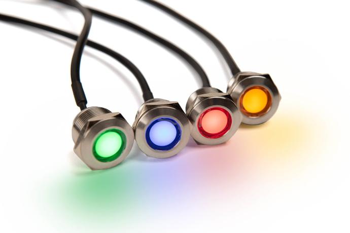 LED panel alert indicators