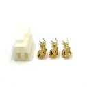 3-pin connector (F) 6.3mm 
